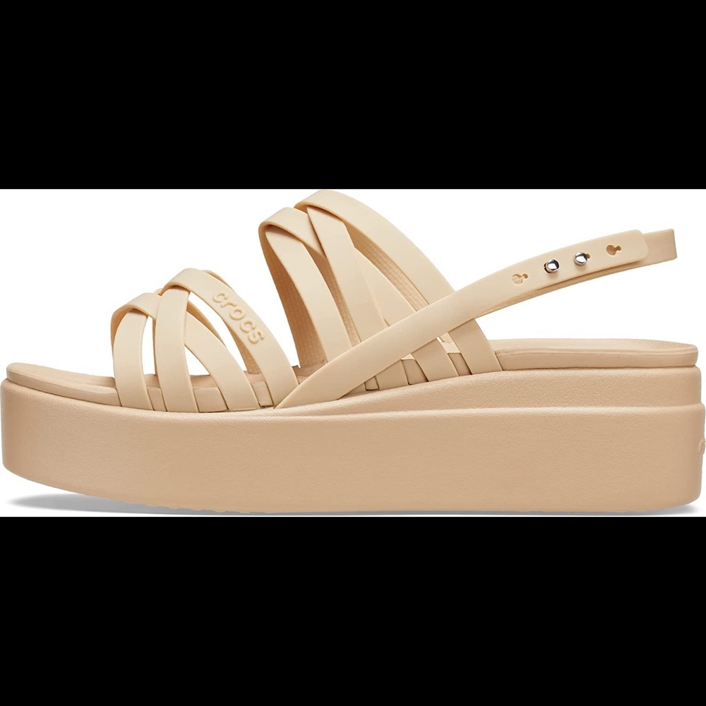 Crocs Women's Brooklyn Strappy Wedge Sandals